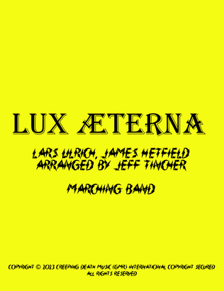Book cover for Lux Æterna