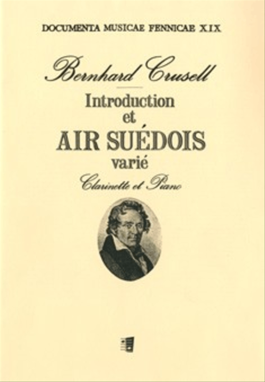 Introduction et Air suédois varié pour la clarinette A Clarinet scores gallery preview page 1