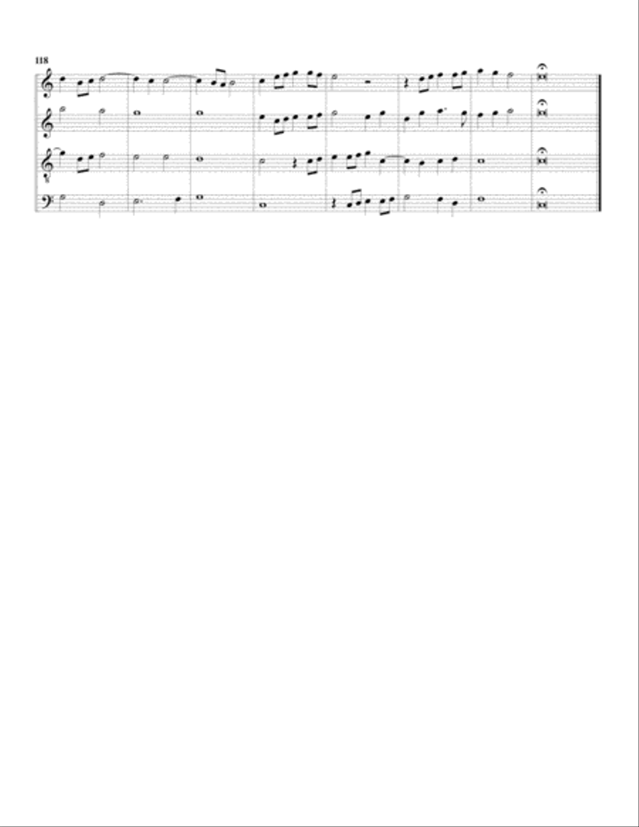 La Ghirardella a4 (Canzoni da suonare,1616, no.1) (arrangement for 4 recorders) Recorder scores gallery preview page 5