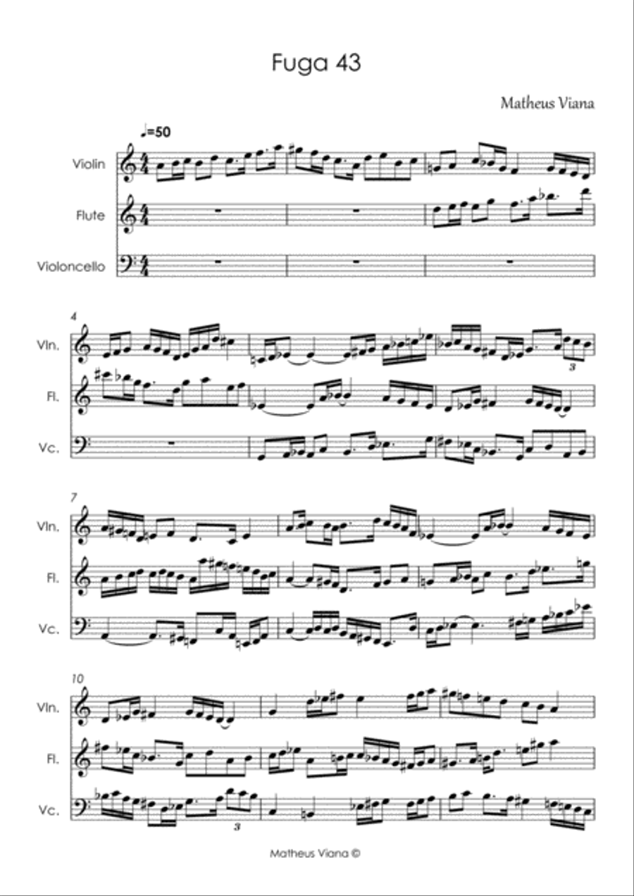 Fuga 43 Fuga 43 Small Ensemble scores gallery preview page 2