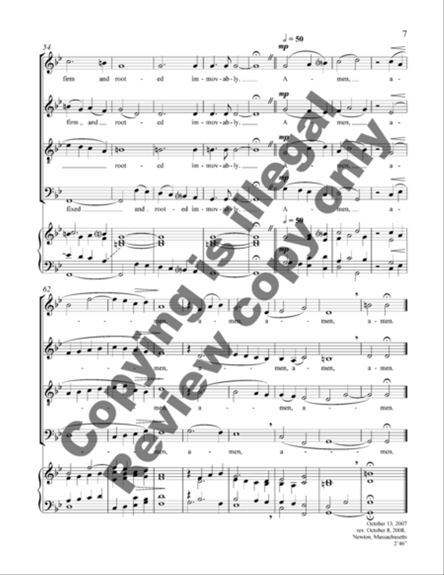 Be Thou alone Be Thou alone 4-Part scores gallery preview page 10
