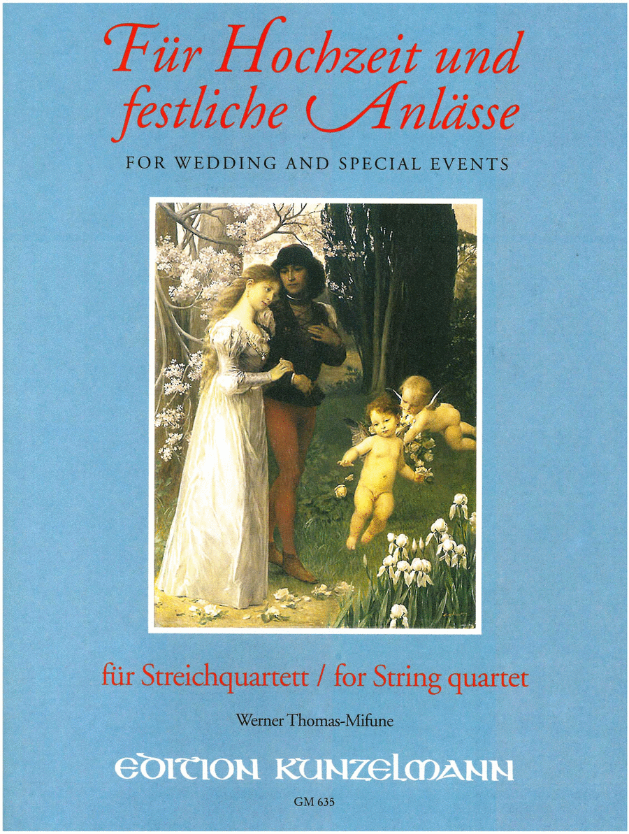 For wedding and festive occasions String Quartet scores gallery preview page 1