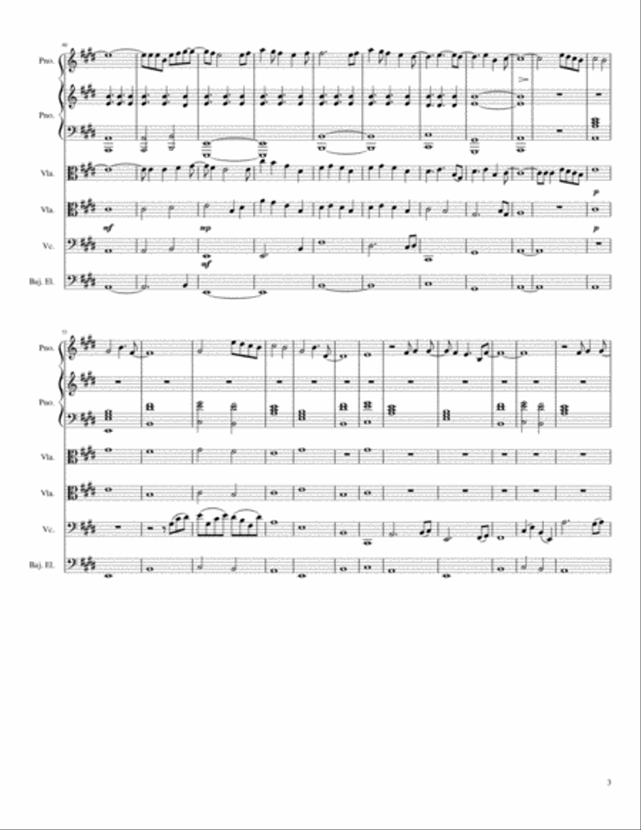 Like a Puppet Small Ensemble scores gallery preview page 3