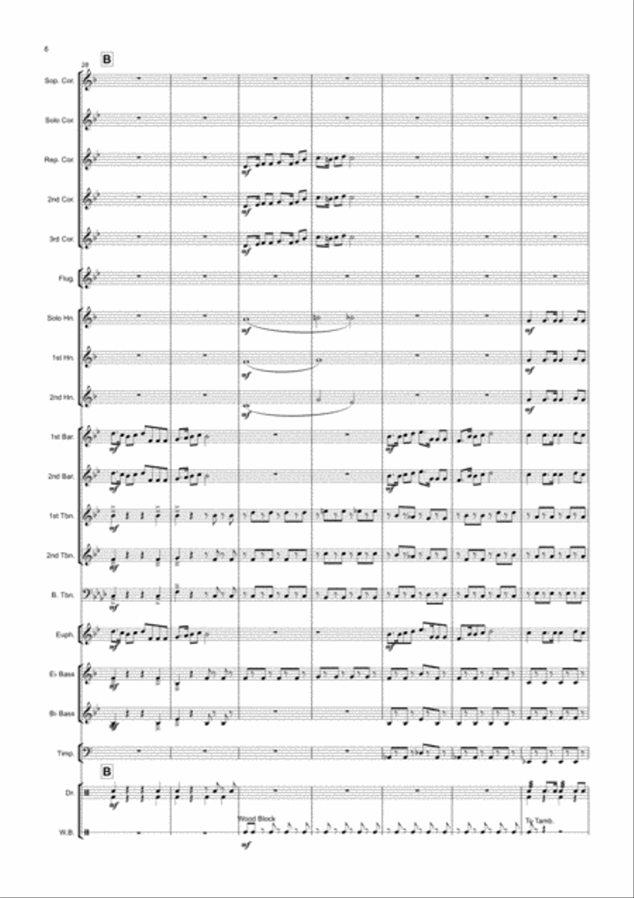 American Traveller Brass Ensemble scores gallery preview page 6