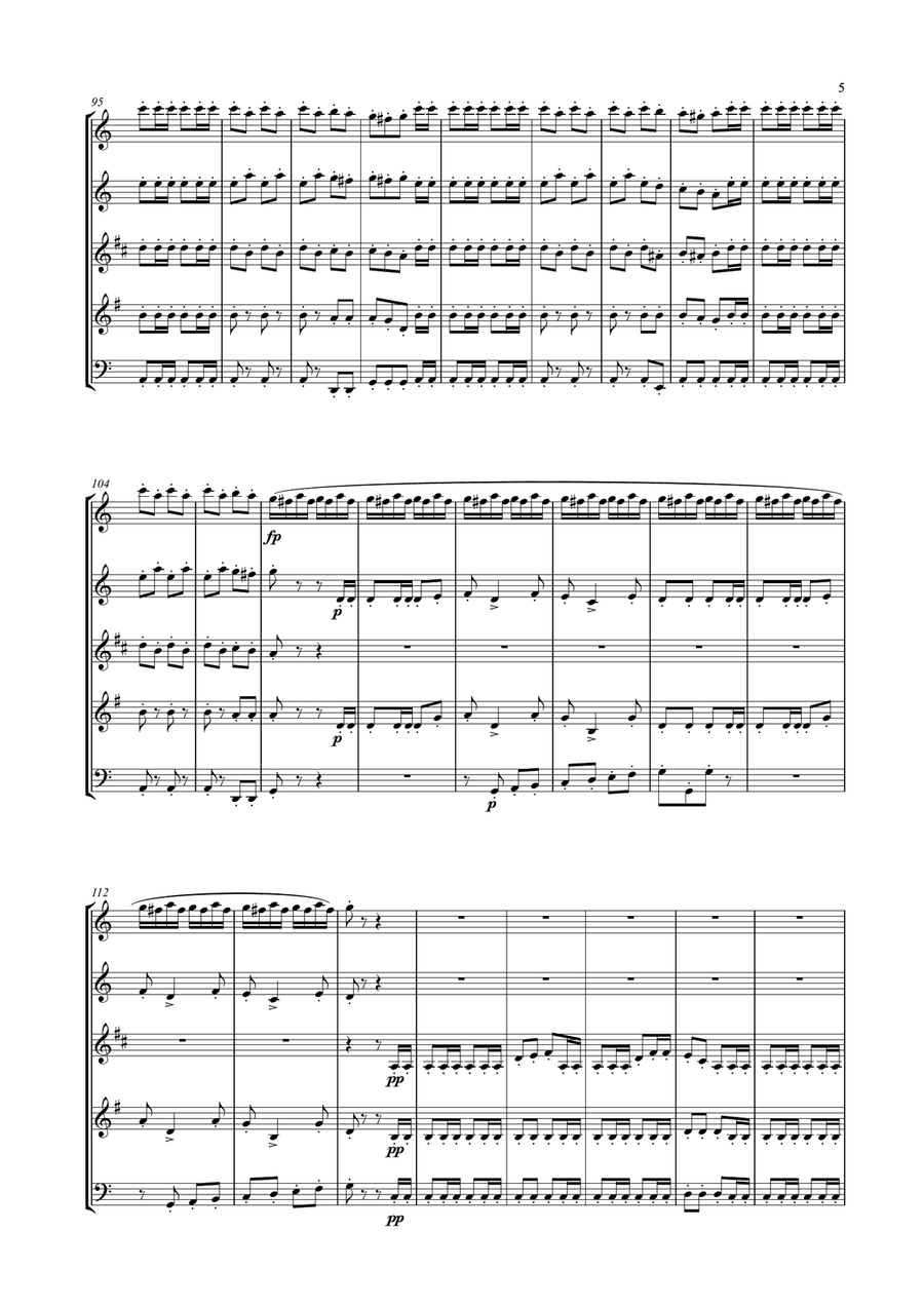 William Tell Overture for Wind Quintet (Intermediate version)