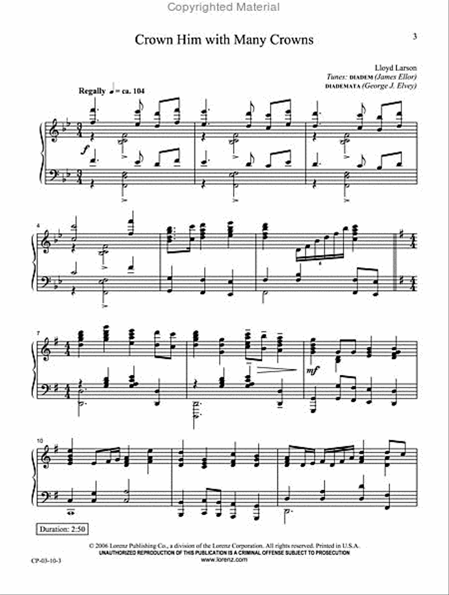 The Church Pianist's Library, Vol. 8 Piano Solo scores gallery preview page 2
