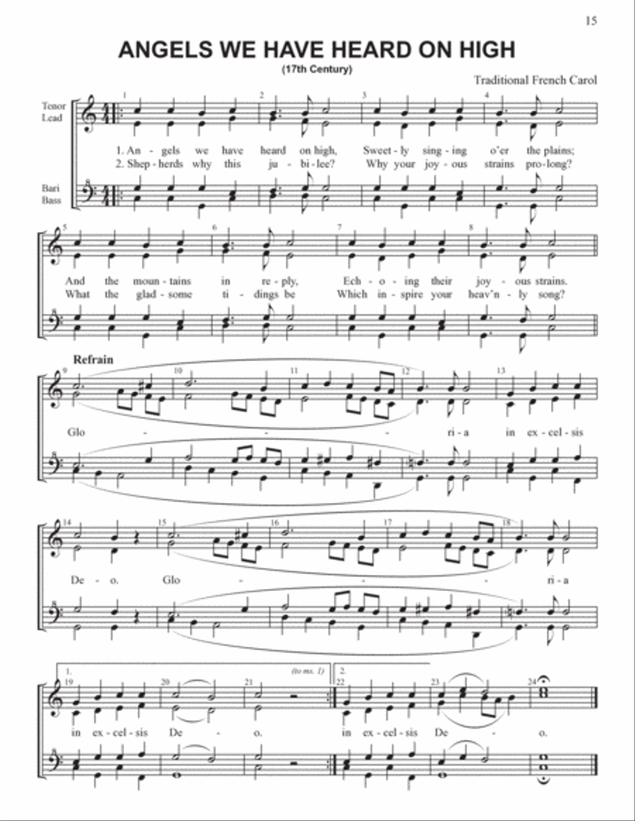 Yuletide Favorites (Volume I) SSAA scores gallery preview page 15