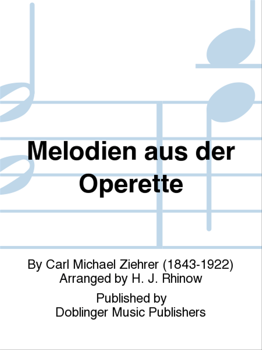 Melodien aus der Operette School and Community scores gallery preview page 1