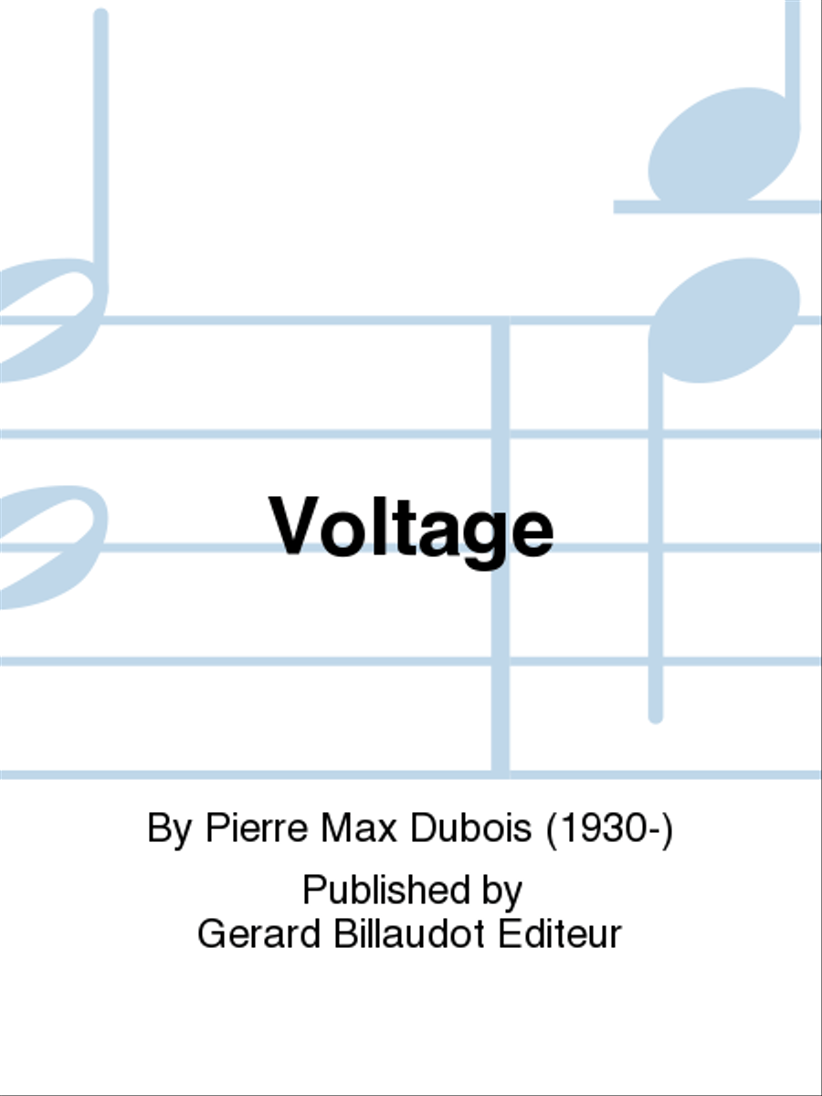 Voltage Voltage Chamber Music scores gallery preview page 1