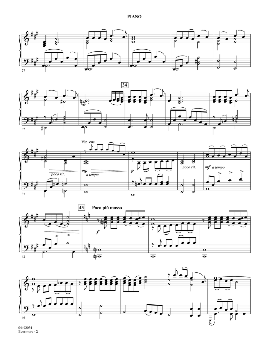 Evermore (from Beauty And The Beast) (arr. James Kazik) - Piano Orchestra scores gallery preview page 2