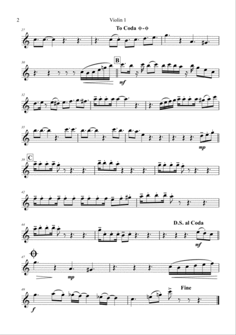 Summertime String Quartet scores gallery preview page 5