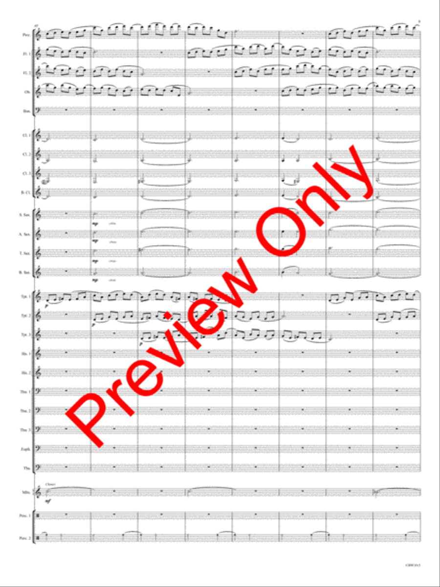 Flying Concert Band scores gallery preview page 12