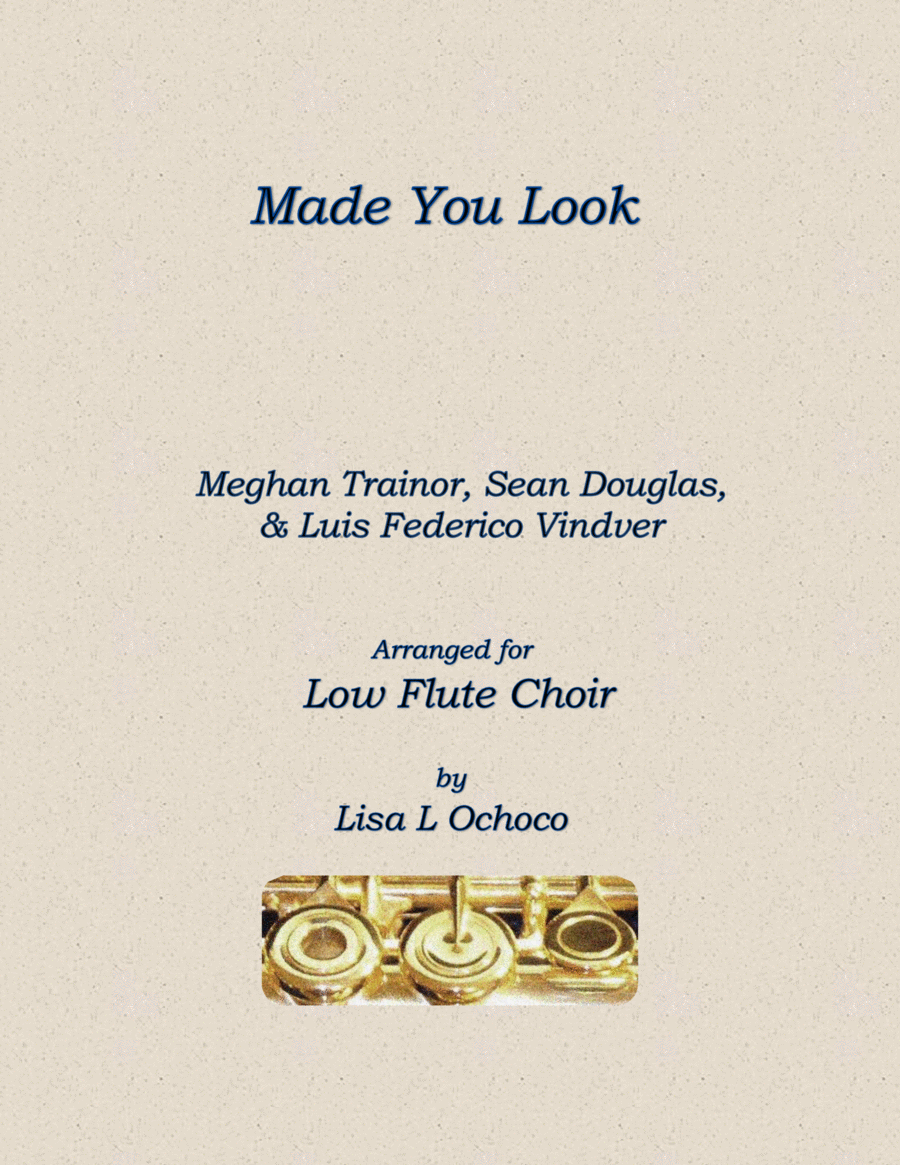 Made You Look Flute Choir scores gallery preview page 1
