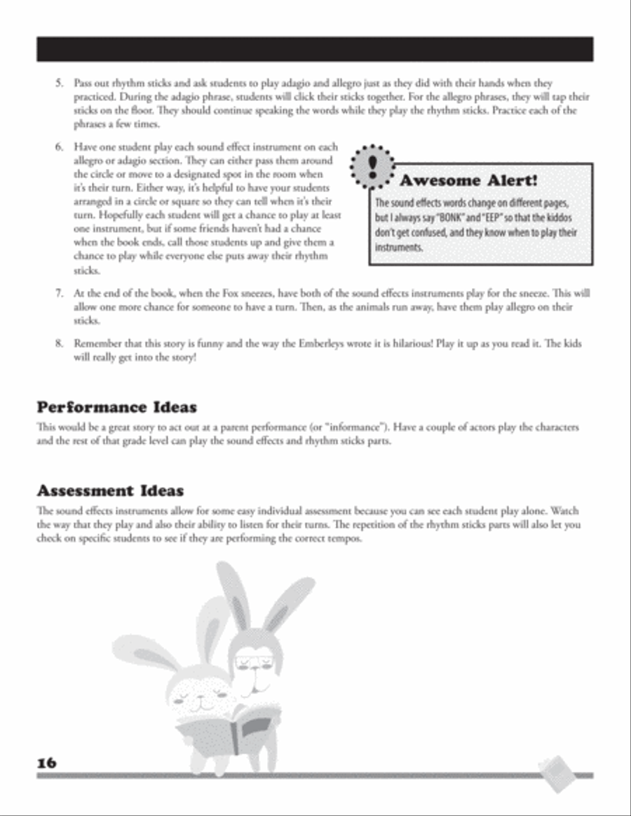 Awesome Books with Musical Hooks CD scores gallery preview page 6