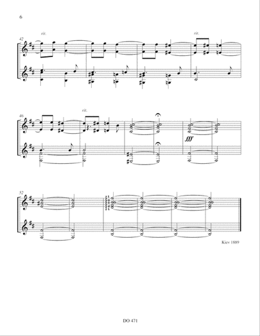 Huit préludes Classical Guitar scores gallery preview page 6