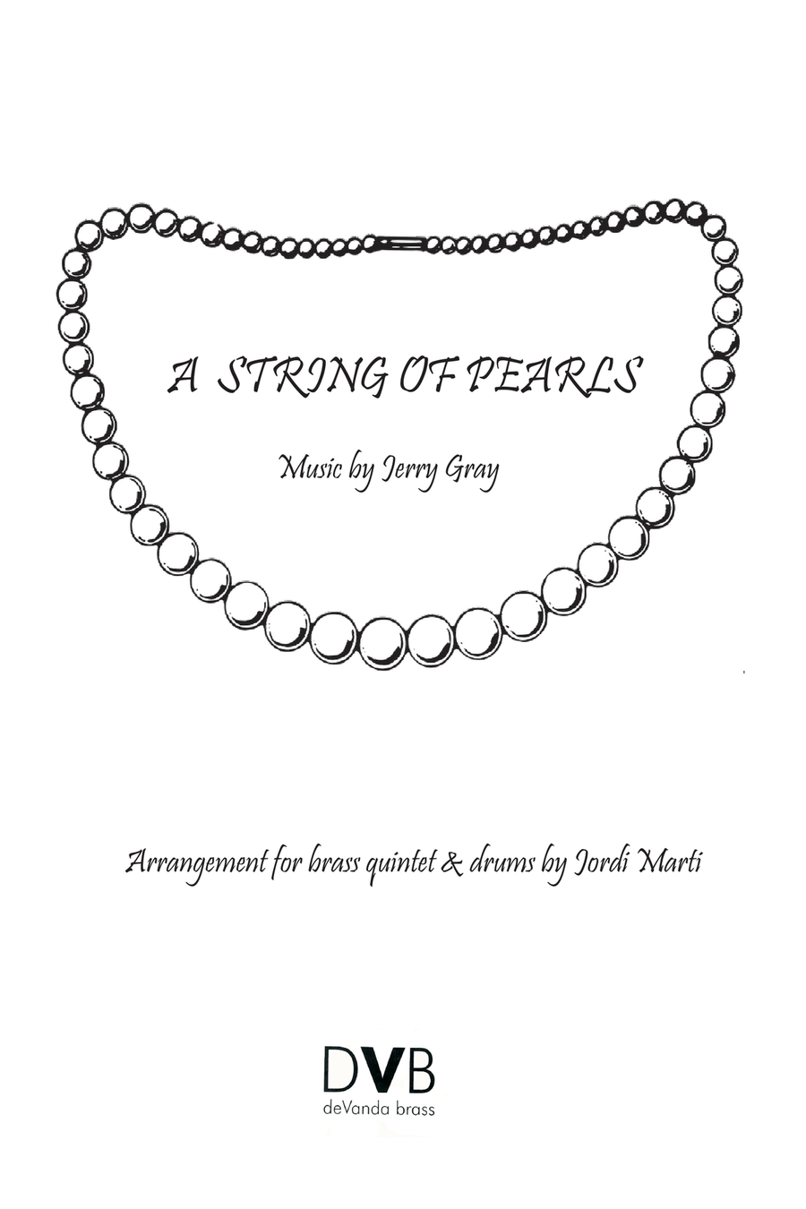 A String Of Pearls Brass Quintet scores gallery preview page 1