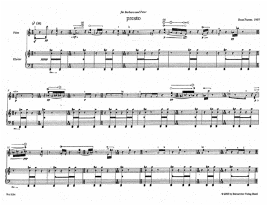 <br>Sheet music extract