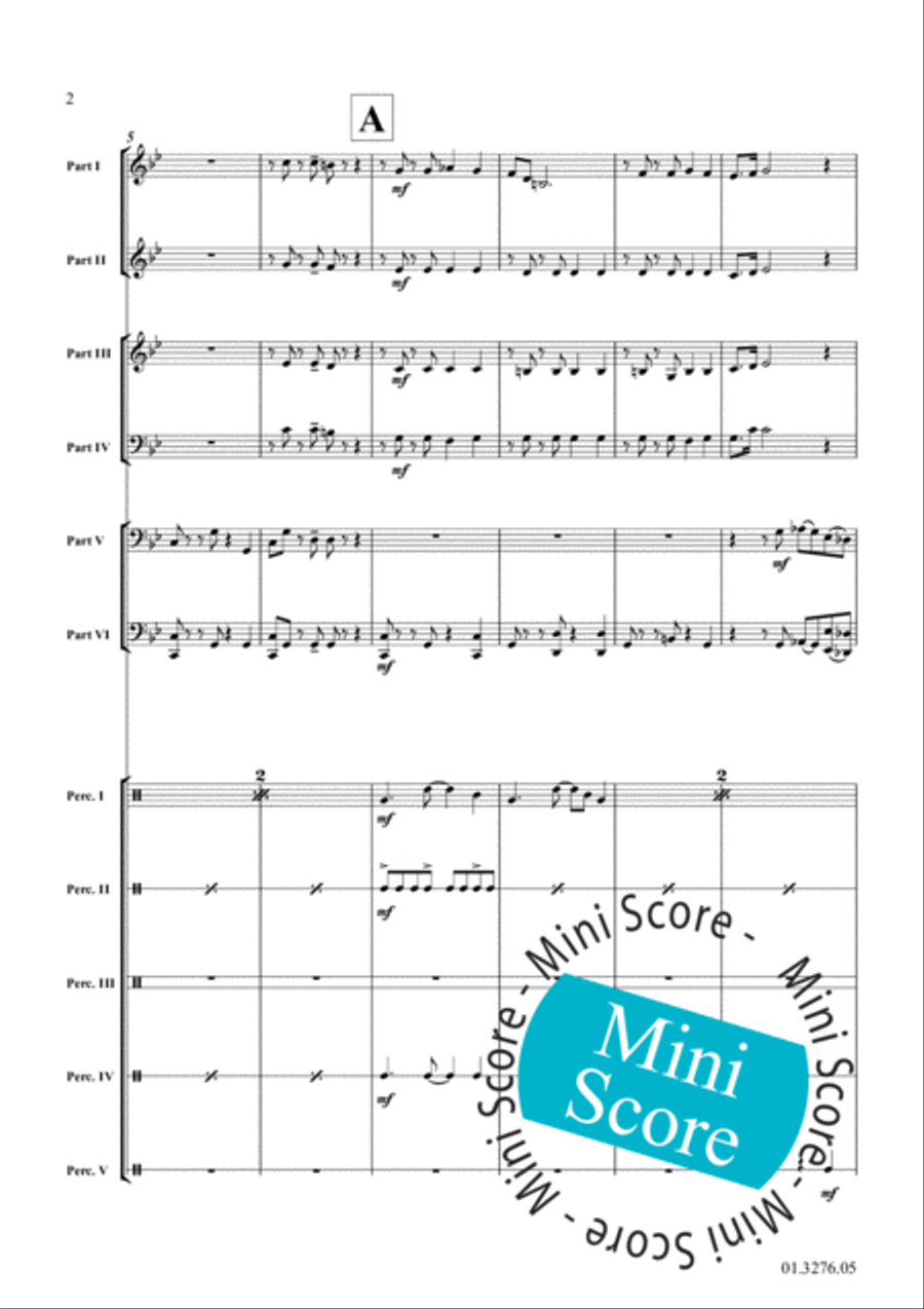 Festivo! Concert Band scores gallery preview page 6