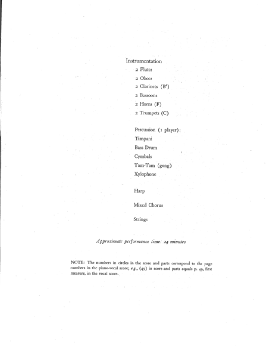 The American Mercury (Additional Full Score) Choir scores gallery preview page 15