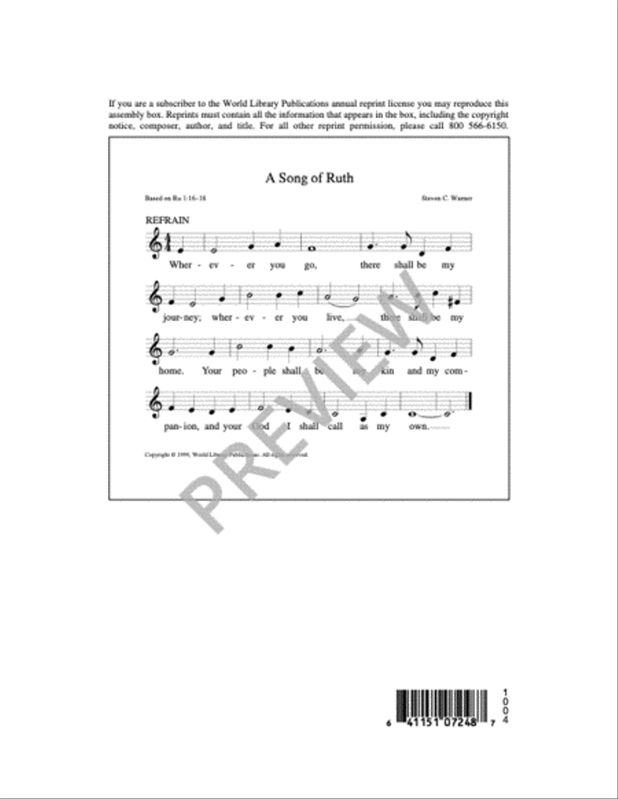 A Song of Ruth Baritone Horn scores gallery preview page 8