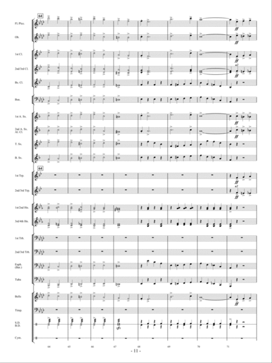 Mt. Healthy Concert Band scores gallery preview page 10