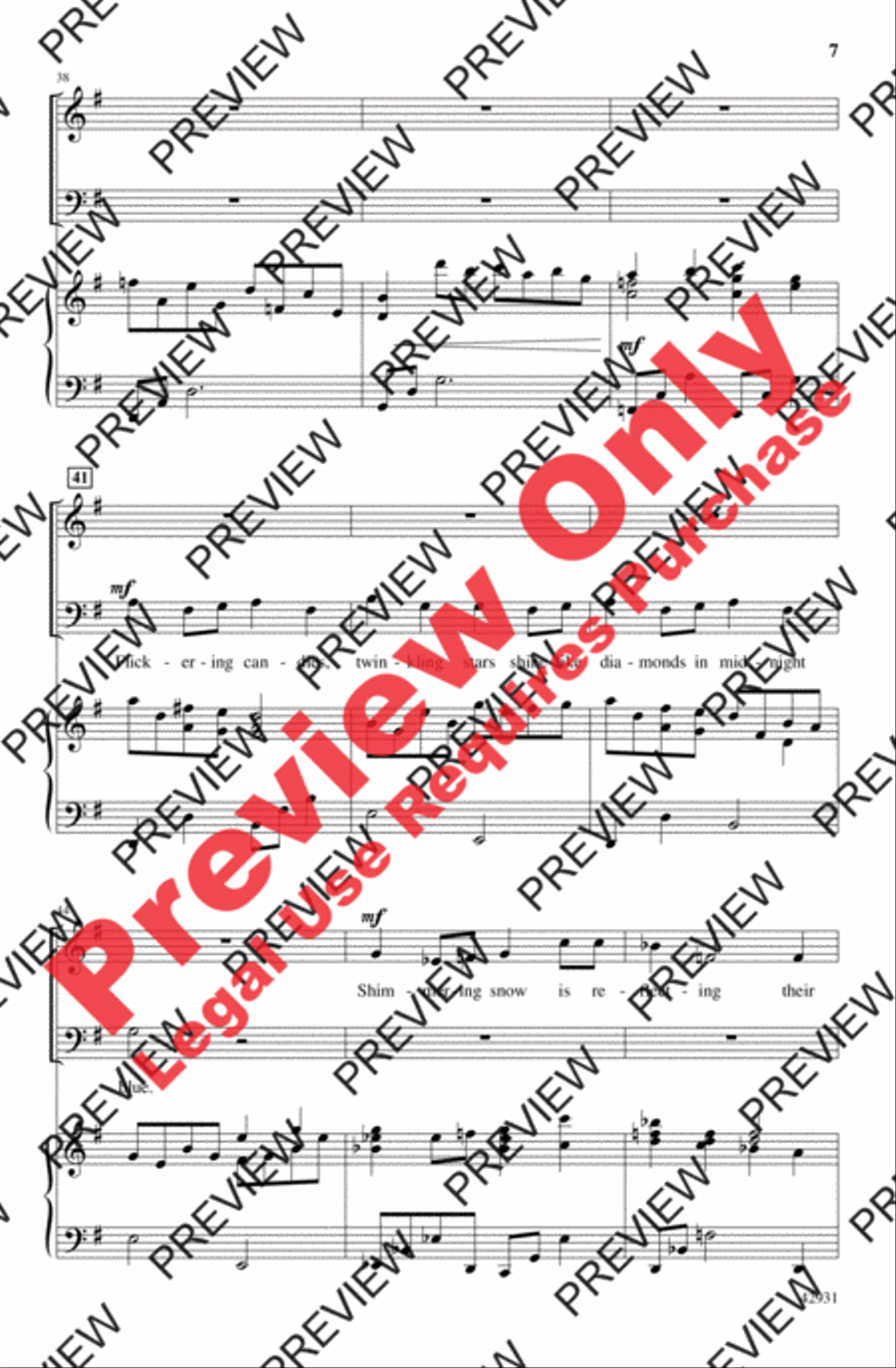 By Candlelight 2-Part scores gallery preview page 7