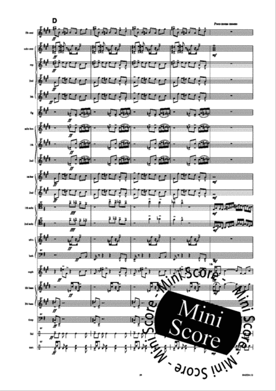 Rainforest Concerto Brass Band scores gallery preview page 45