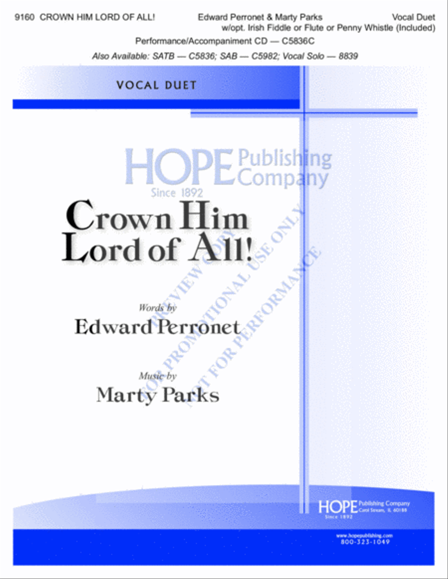 Crown Him Lord of All! Violin scores gallery preview page 2
