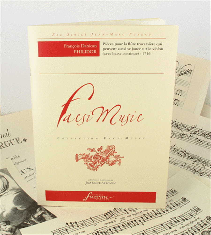 Pieces for flute (or violin) - 1716 Flute scores gallery preview page 1