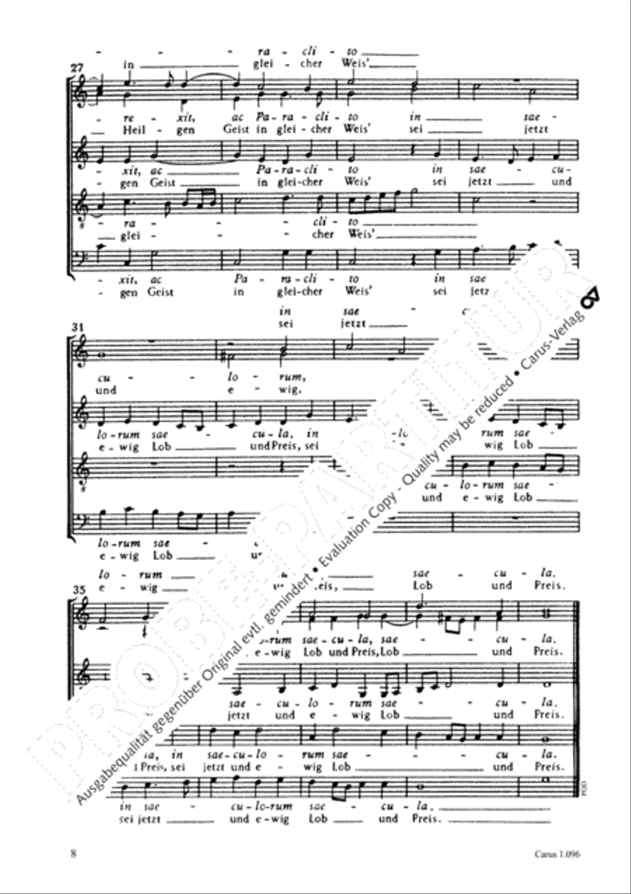 Veni Creator Spiritus Choir scores gallery preview page 9