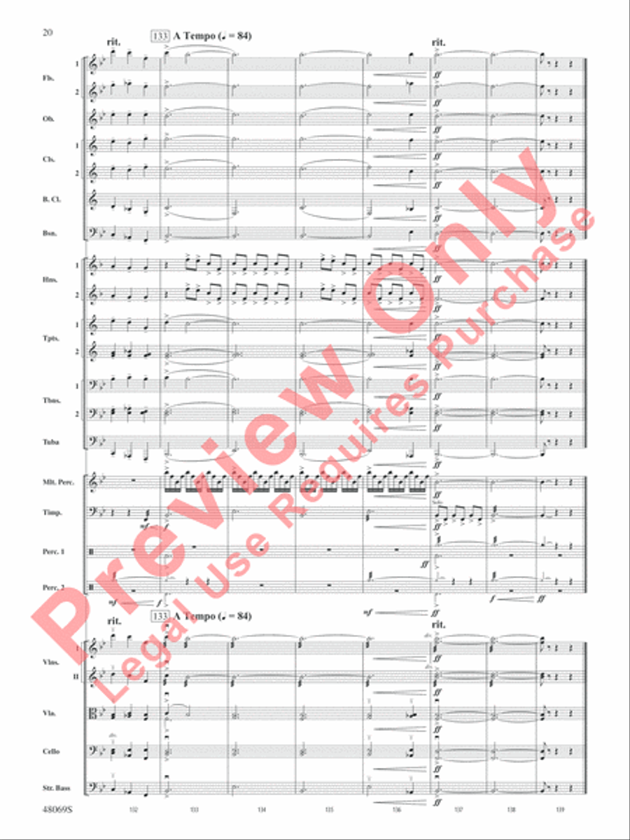 Nostalgia Full Orchestra scores gallery preview page 21