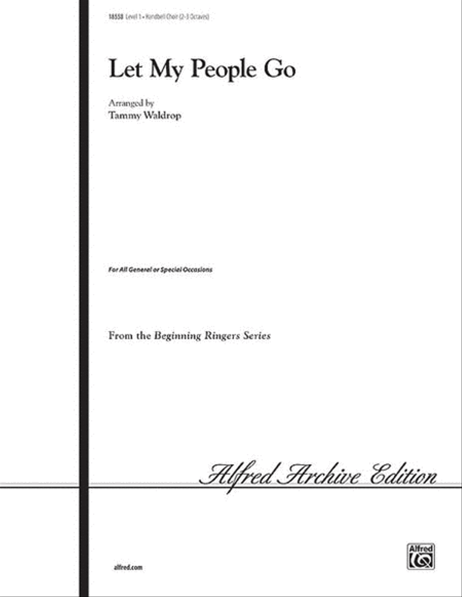 Let My People Go Handbell Choir scores gallery preview page 1