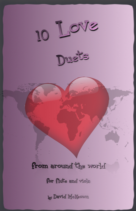 Book cover for 10 Love Duets for Flute and Viola