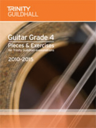 Book cover for Guitar Pieces & Exercises Grade 4 2010 - 2015