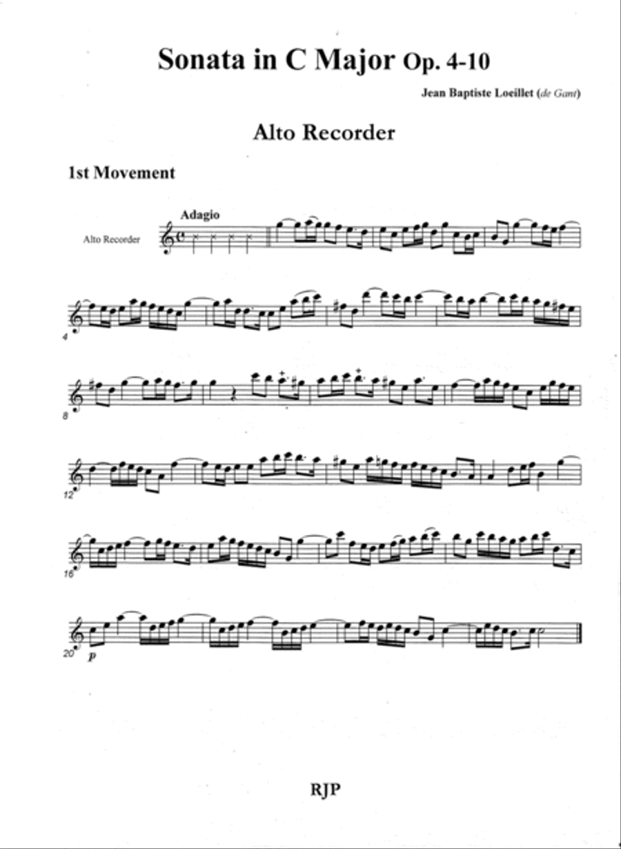 Sonatas, Vol. 16 Sonatas, Vol. 16 Alto Recorder scores gallery preview page 2