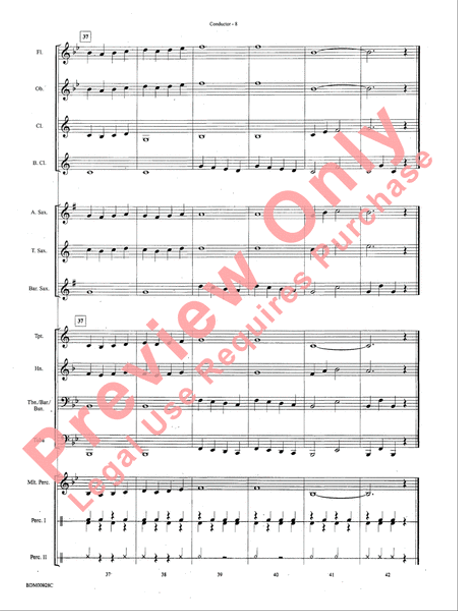 Simple Gifts Concert Band scores gallery preview page 11