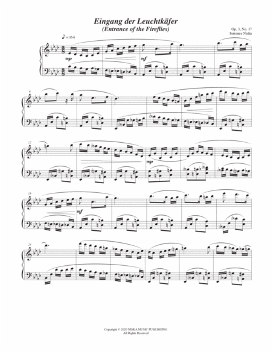 Naturszenen Op. 3, No. 17 