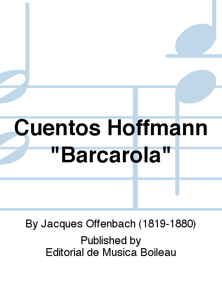 Cuentos Hoffmann "Barcarola"