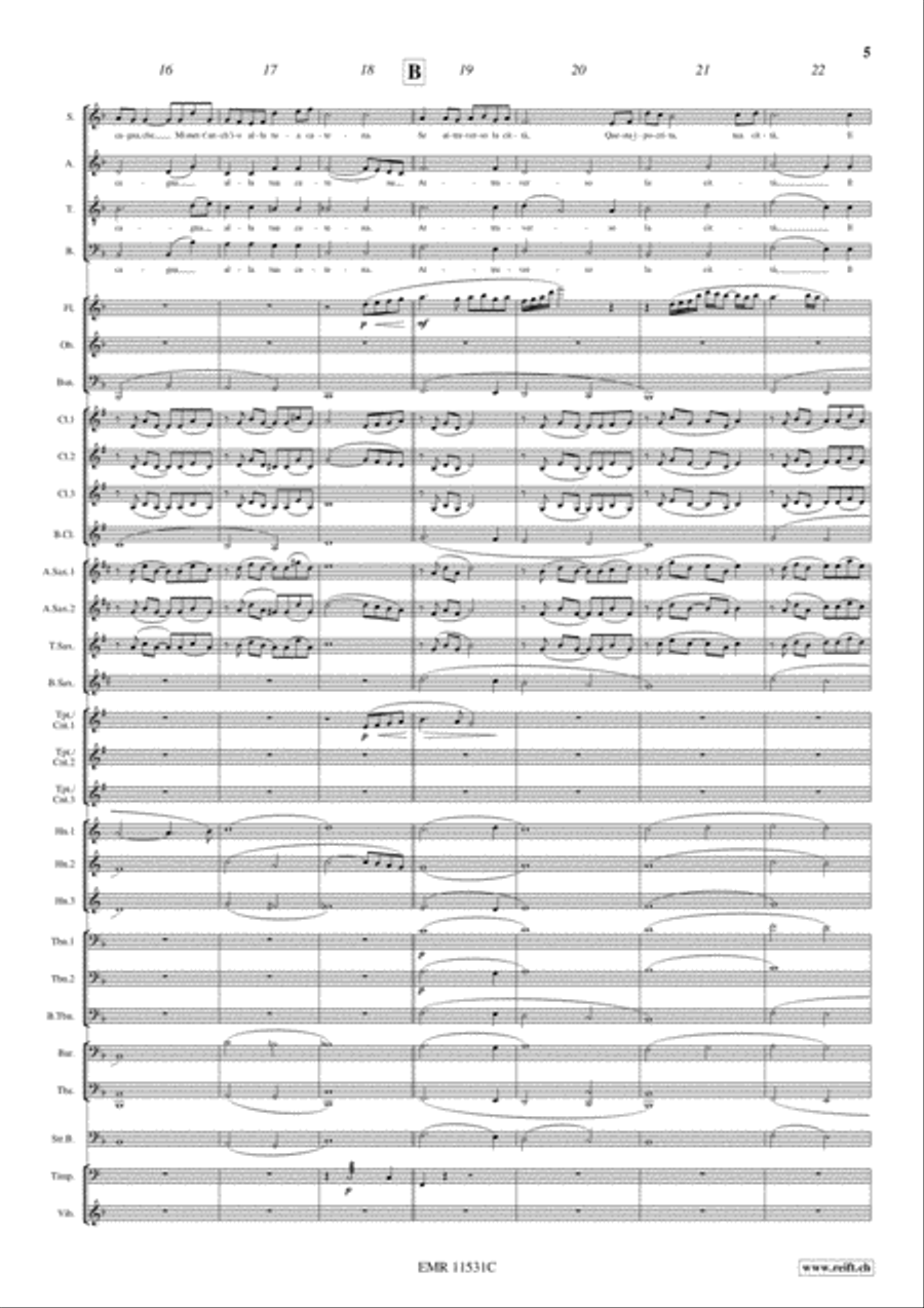 La Califfa 4-Part scores gallery preview page 6