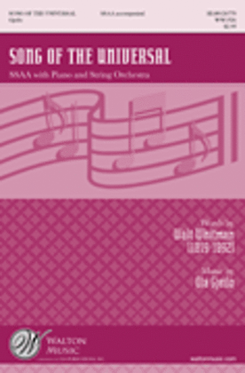 Song of the Universal (SSAA - Full Score and Instrumental Parts)