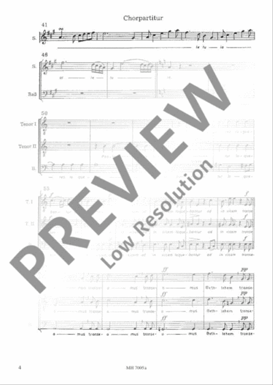 Angelus ad pastores ait TTB scores gallery preview page 5