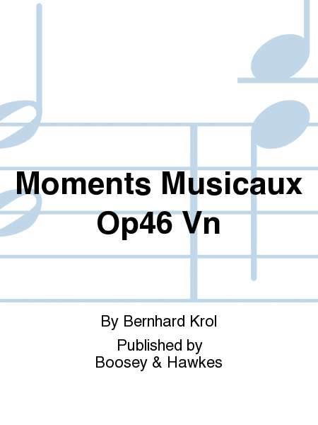 Moments Musicaux Op46 Vn