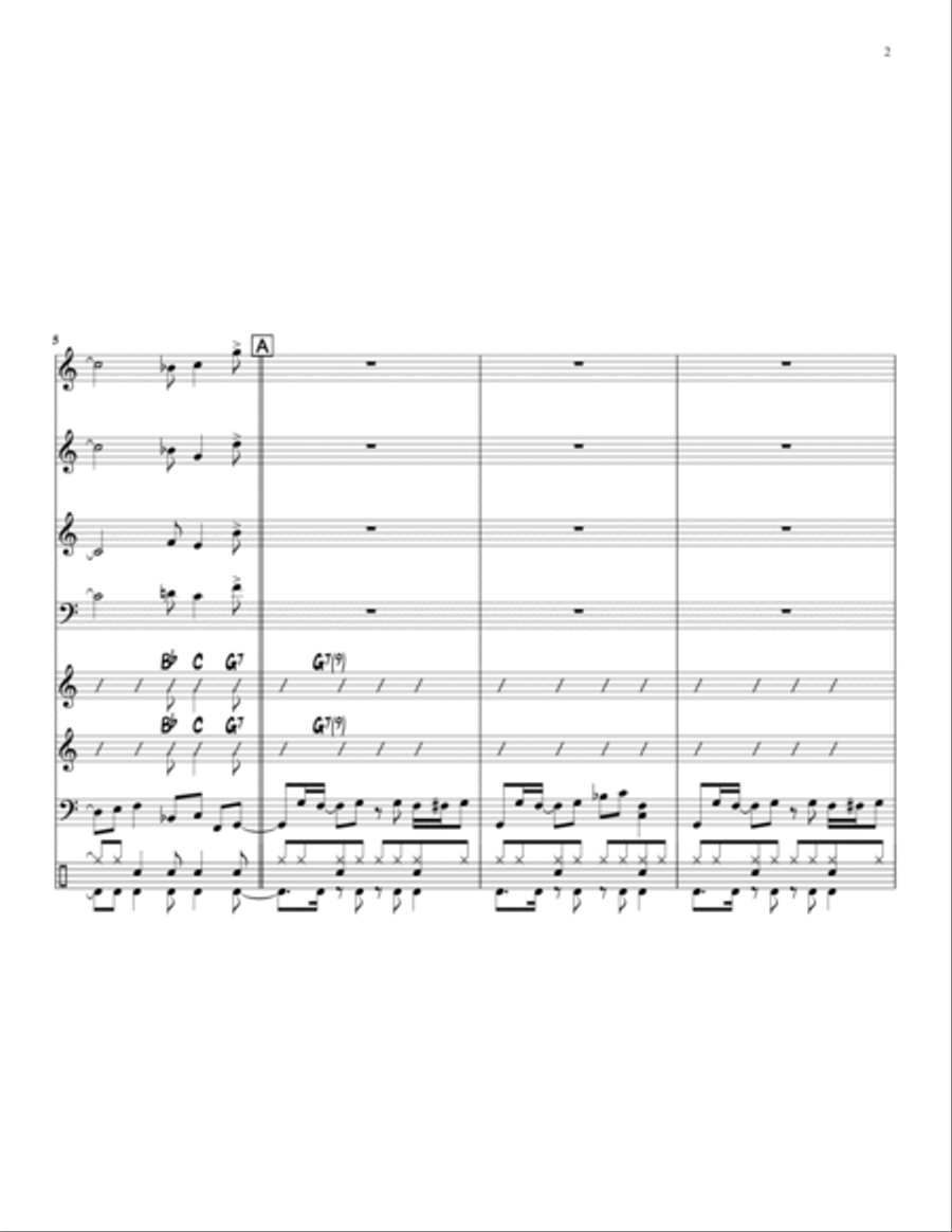 Panhandler Jazz Ensemble scores gallery preview page 5