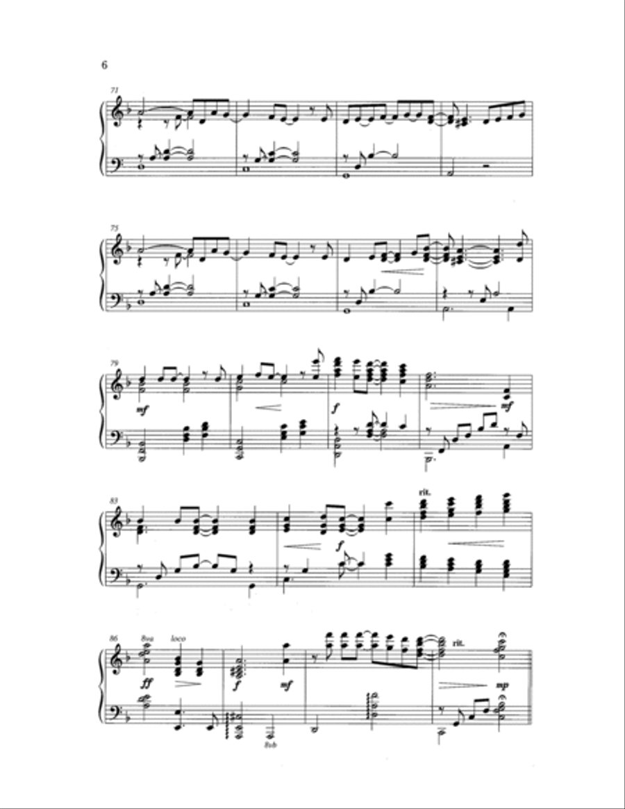 Go Tell It 4-Part scores gallery preview page 9