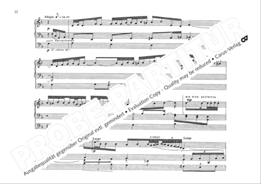 O God, from heaven look on us (Ach Gott, vom Himmel sieh darein) Organ scores gallery preview page 25
