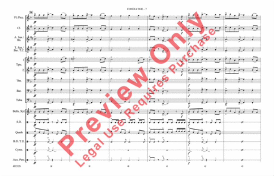 Kings & Queens Marching Band scores gallery preview page 8
