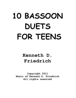 10 Bassoon Duets for Teens