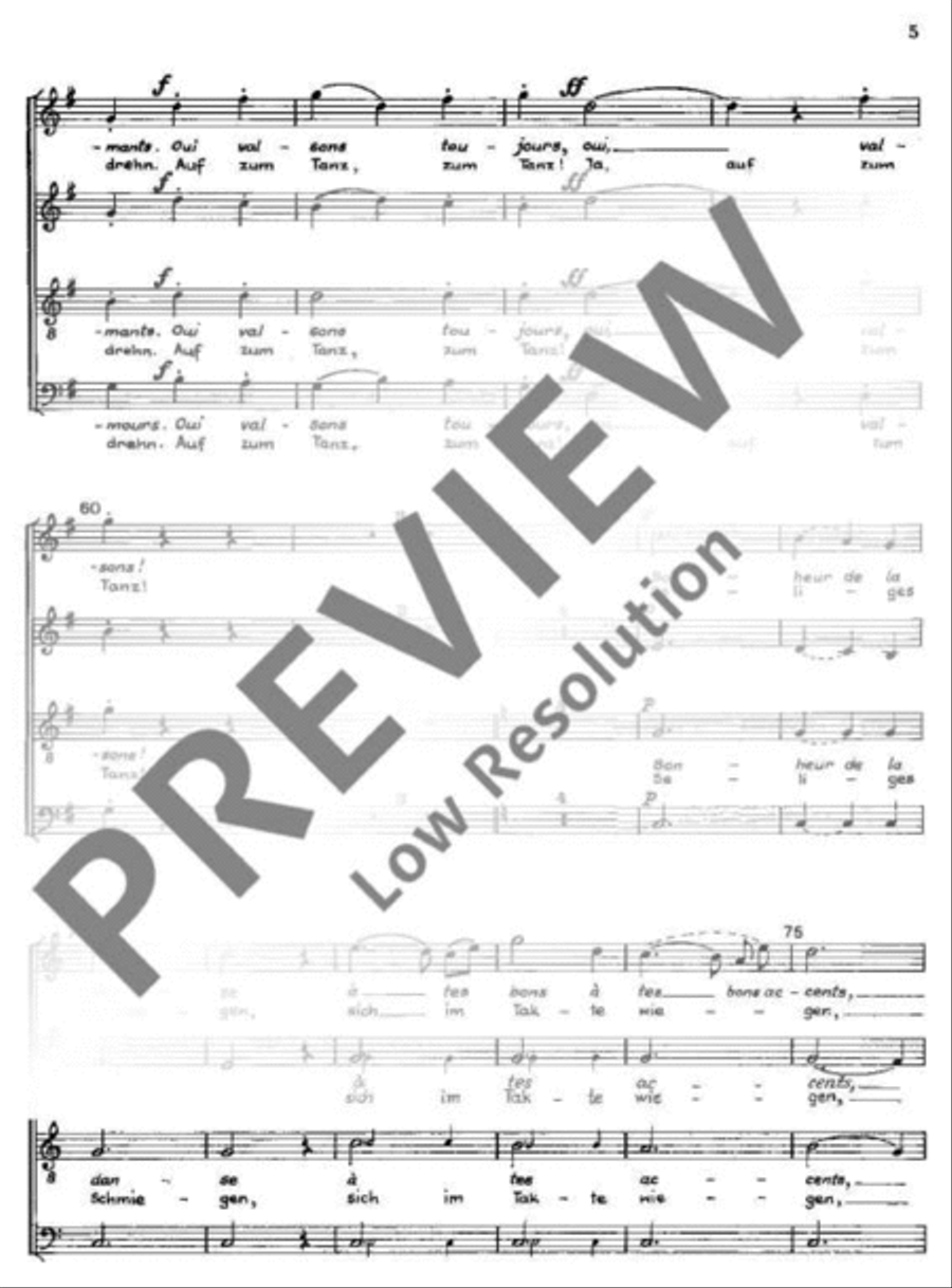 Valse avec choeur TB scores gallery preview page 6