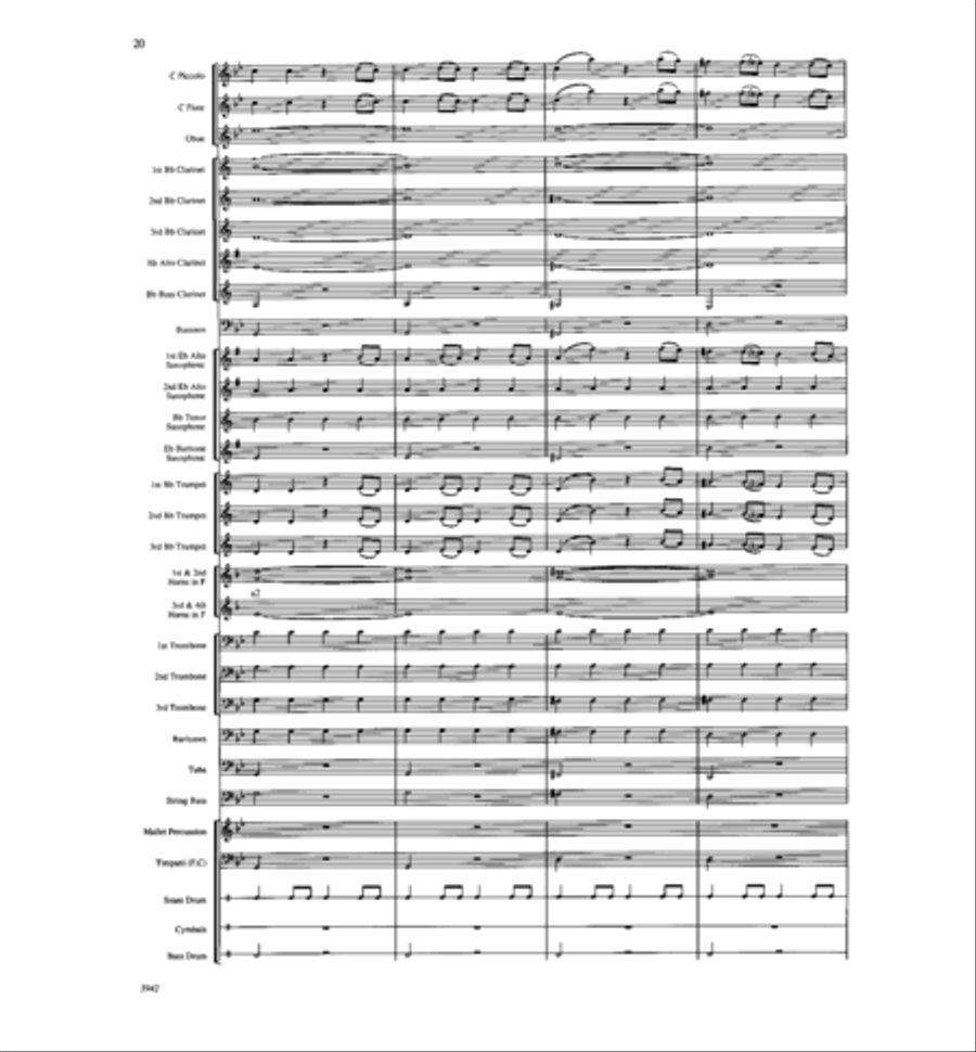The Magic of Mozart Concert Band scores gallery preview page 20