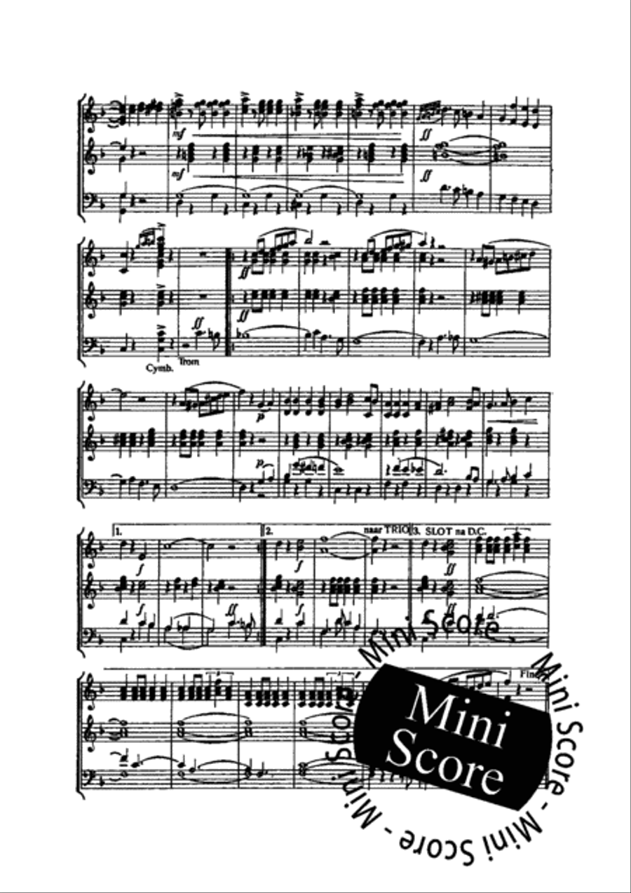 March of the Herald Fanfare Band scores gallery preview page 5